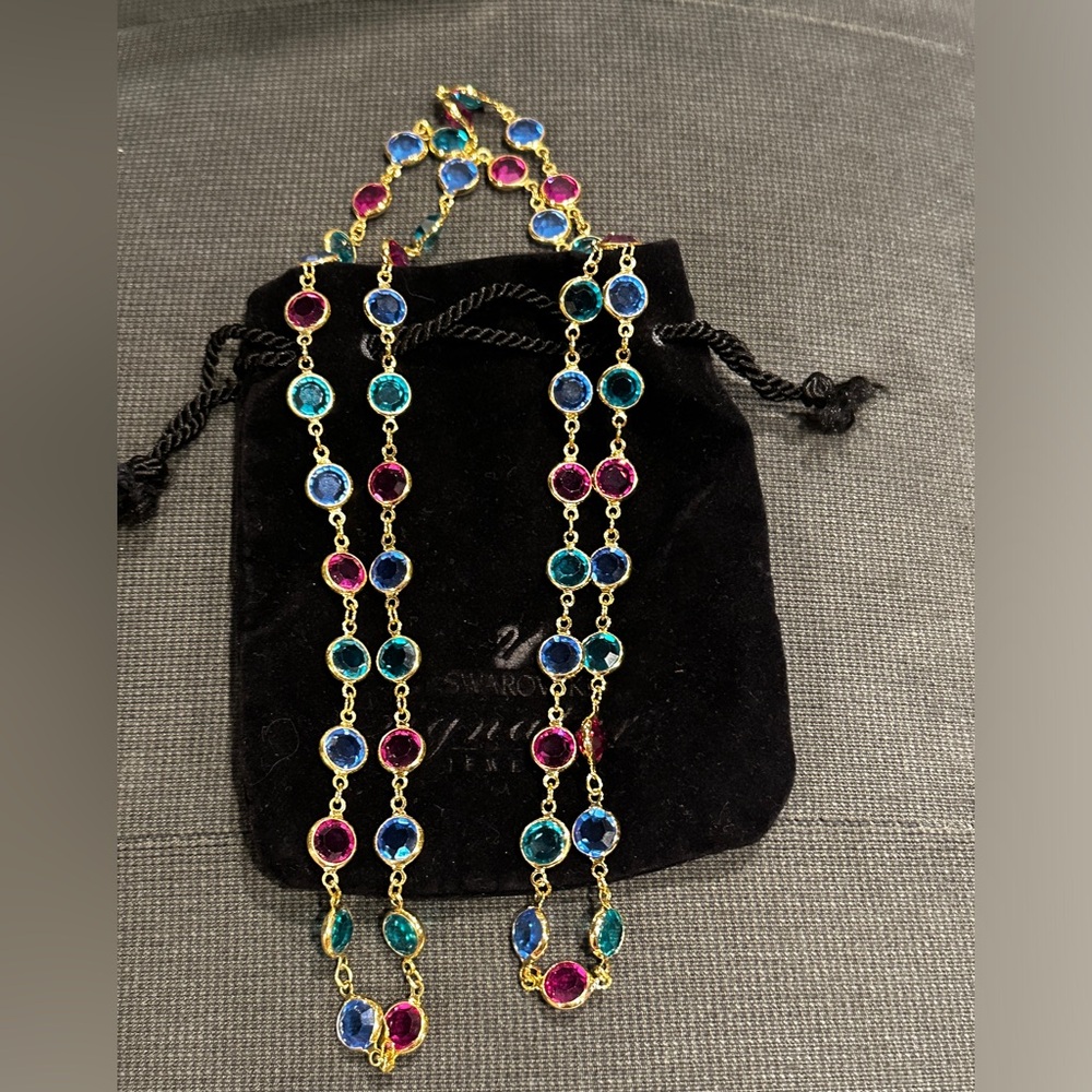 Swarovski necklace and earrings set